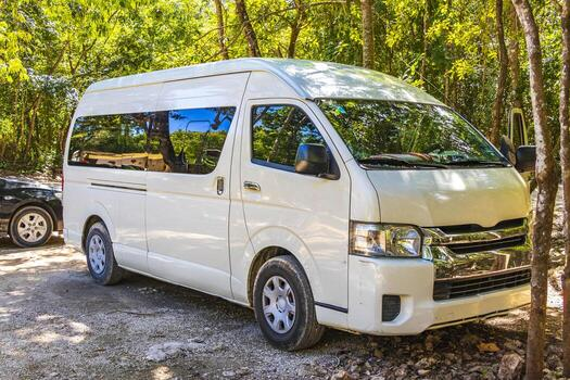 Toyota Hiace Grandia van used by Shawn Transportation in Iloilo